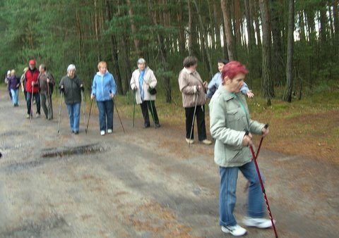 Trochę mokro trochę deszcz- kijki