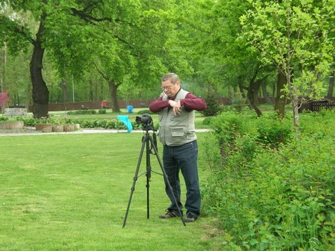 Zajęcia sekcji fotograficznej w Parku Krasnala